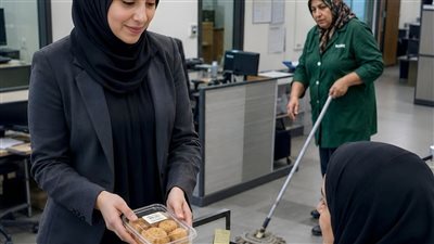 زميلتى فى العمل تحضر لى كليجه عراقيه